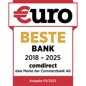 Euro Beste Bank 2018-2025 - comdirect